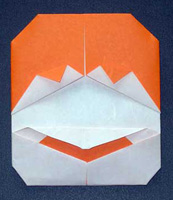 Origami Happy and sad masks by Nick Robinson on giladorigami.com