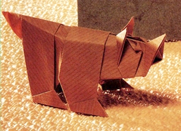 Origami Rhinoceros by Nick Robinson on giladorigami.com