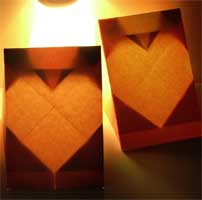 Origami Shining heart by Nick Robinson on giladorigami.com