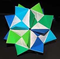 Origami Snow cube by Nick Robinson on giladorigami.com