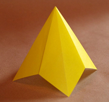 Origami Snowdrop by Nick Robinson on giladorigami.com