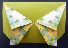 Origami Butterfly envelope by Coral Roma on giladorigami.com