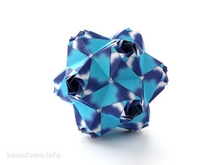 Origami Theseus kusudama by Natalia Romanenko on giladorigami.com