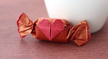Origami Sweet heart by Francis Ow on giladorigami.com
