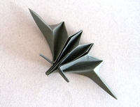 Origami Bat by Jim Adams on giladorigami.com