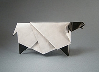 Origami Ram by Jim Adams on giladorigami.com
