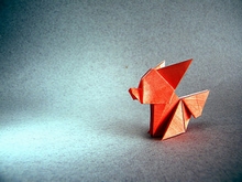 Origami Fox cub by Ryo Aoki on giladorigami.com