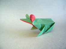 Origami Frog by Lee Armstrong on giladorigami.com