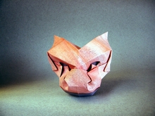 Origami Dragon mask by Jesus Artigas on giladorigami.com