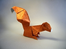 Origami Squirrel by Perry Bailey on giladorigami.com
