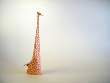 Origami Giraffe by Viviane Berty on giladorigami.com