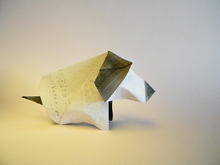 Origami Puppy by Viviane Berty on giladorigami.com