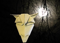 Origami Horned owl by Evi Binzinger on giladorigami.com