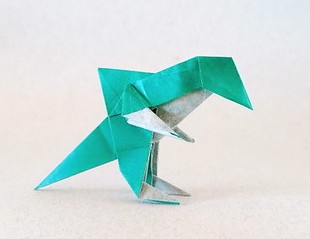 Origami Dinosaur by Fernando Sanchez Biezma (Picaruelo) on giladorigami.com