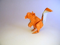 Origami Squirrel by Christophe Boudias on giladorigami.com