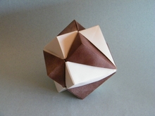 Origami Double cube by David Brill on giladorigami.com