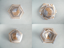 Origami Hexagonal curlicue by Assia Brill on giladorigami.com