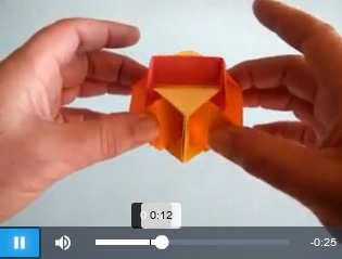 Origami I-Squash-ahedron by David Brill on giladorigami.com