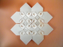 Origami Modular tessellation by Krystyna Burczyk on giladorigami.com