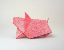 Origami Pig by Francisco Javier Caboblanco on giladorigami.com
