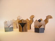 Origami 3 kings by Daniela Carboni on giladorigami.com