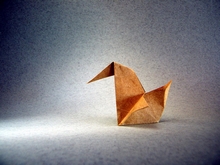 Origami Duck by Manuel Carrasco on giladorigami.com