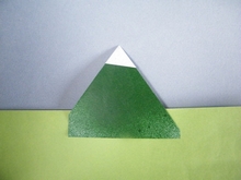 Origami Snow cap mountain by Jean Jerome Casalonga on giladorigami.com