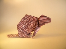 Origami Beaver by Brian Chan on giladorigami.com