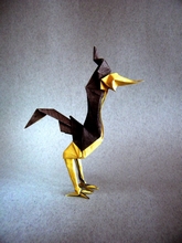 Origami Roadrunner by Ryan Charpentier on giladorigami.com