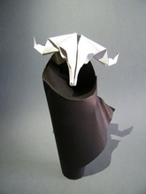 Origami Mr. Skull - Sr. Caveira by Joao Charrua on giladorigami.com