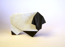 Origami Sheep by Sy Chen on giladorigami.com