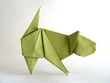 Origami Cat 2 by Edwin Corrie on giladorigami.com