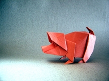 Origami Pig by Edwin Corrie on giladorigami.com