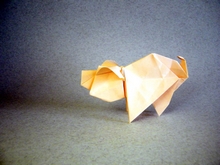 Origami Pig - wagging tail by Edwin Corrie on giladorigami.com