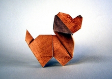 Origami Puppy by Edwin Corrie on giladorigami.com