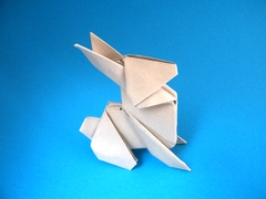 Origami Rabbit 1 by Edwin Corrie on giladorigami.com