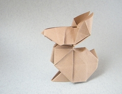Origami Rabbit 3 by Edwin Corrie on giladorigami.com