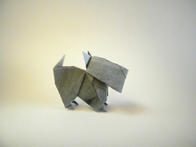 Origami Scottie by Edwin Corrie on giladorigami.com
