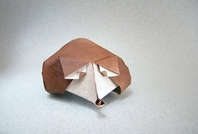 Origami Hedgehog by Giang Dinh on giladorigami.com