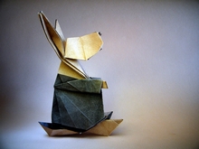 Origami Bunny by Xin Can (Ryan) Dong on giladorigami.com