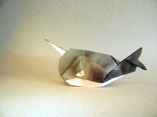 Origami Narwhal by Xin Can (Ryan) Dong on giladorigami.com