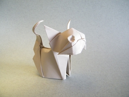 Origami Cat by Barth Dunkan (Magic Fingaz) on giladorigami.com