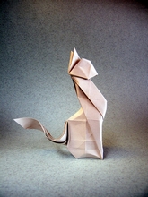 Origami Cat by Andrey Ermakov on giladorigami.com