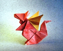 Origami Baby dragon by Oriol Esteve on giladorigami.com
