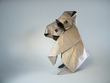 Origami Koala by Oriol Esteve on giladorigami.com