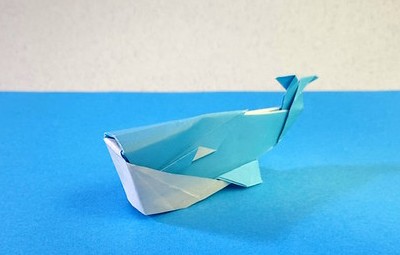Origami Whale by Oriol Esteve on giladorigami.com