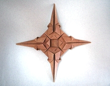 Origami Axial star by Juan Lopez Figueroa on giladorigami.com