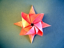 Origami Marina star by Juan Lopez Figueroa on giladorigami.com