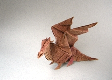 Origami Dragon whelp by Paul Frasco on giladorigami.com