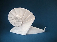 Origami Snail by Tomoko Fuse on giladorigami.com